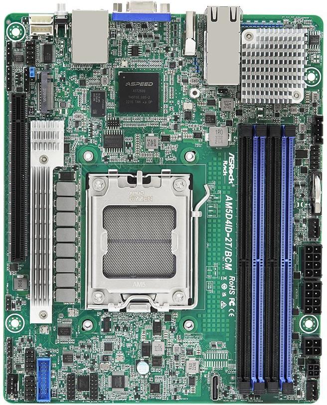 ASROCK Mini-ITX Motherboard – 10 Gigabit LAN, AMD Ryzen-kompatibel