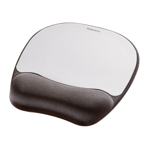 Fellowes Mauspad mit Handgelenkauflage – Memory Foam, rutschfest