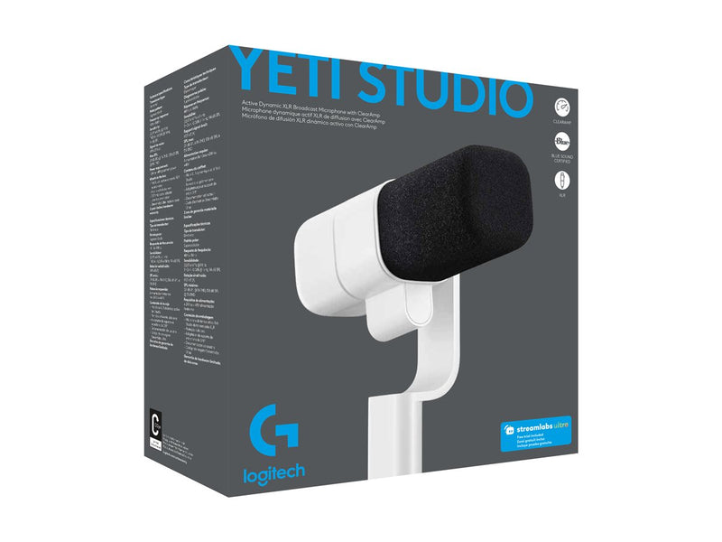 Logitech Yeti Studio Mikrofon – Klare Aufnahme, Gamer-Design