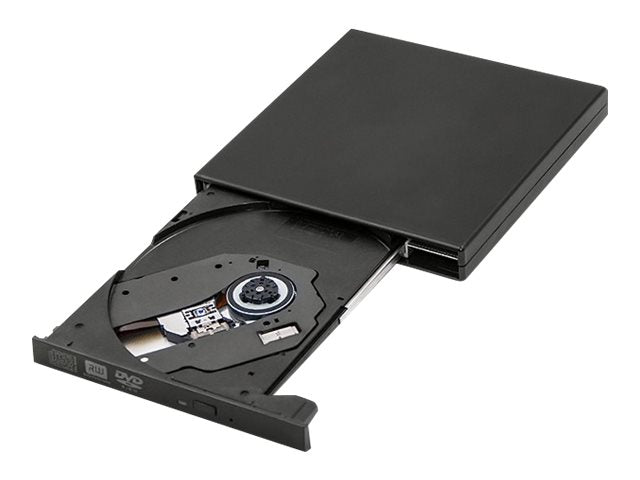 QOLTEC Externes DVD-Laufwerk – USB-Anschluss, CD/DVD-Brennen