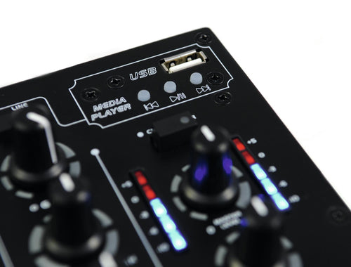 Omnitronic DJ-Mixer – Integrierter Player, Einsteigerfreundlich