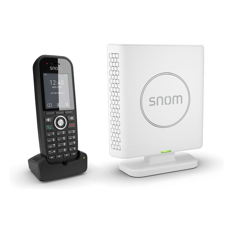 Snom IP-DECT-Telefon – Schnurlos mit Basistation und Mobilteil