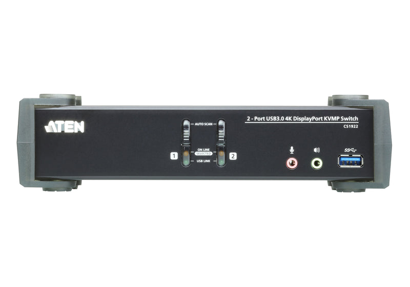 ATEN KVMP Switch – 4K-Display, USB 3.1 Hub