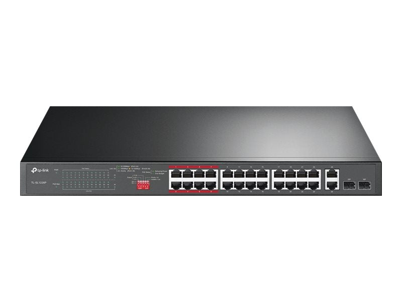 TP-Link 24-Port Netzwerk-Switch – PoE+ für einfache Stromversorgung