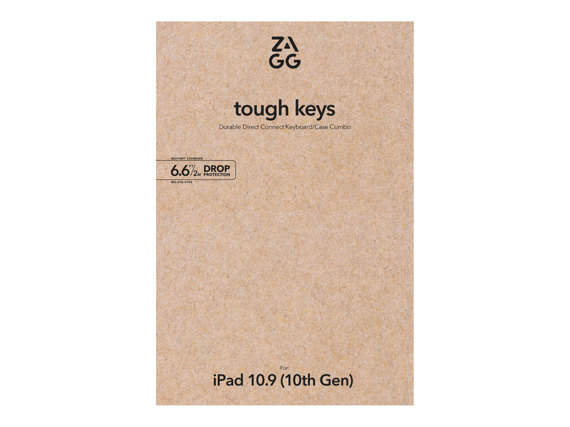 ZAGG iPad Tastatur & Hülle – Trackpad, Wasserabweisend