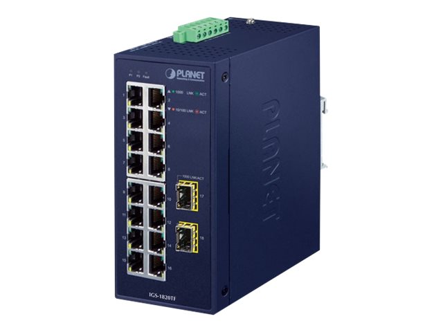 Planet Technology Netzwerk-Switch – 16 Ports für schnelle Verbindungen