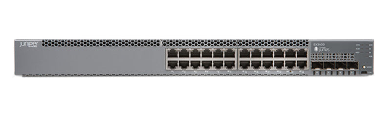 Juniper 24-Port Netzwerk-Switch – Stapelbar, für große Netzwerke