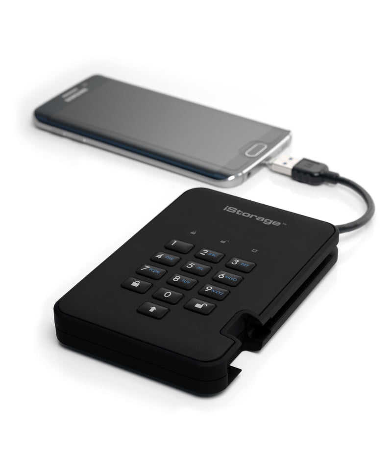 iStorage Externe SSD – 128 GB, verschlüsselt, USB 3.1