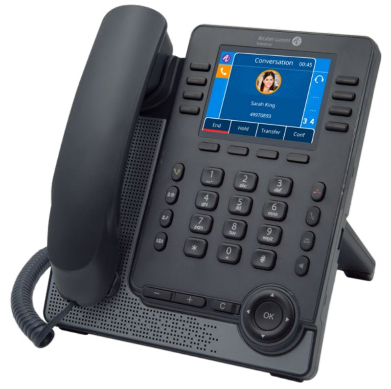 Alcatel VoIP-Telefon – Farbdisplay, Konferenzfähig