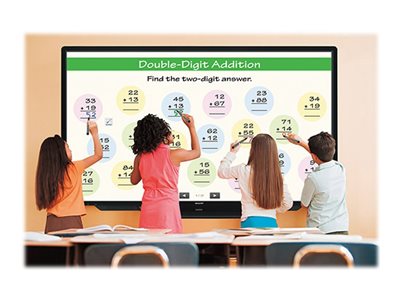 Sharp 80" Touchscreen-Monitor – Interaktives Display für Meetings