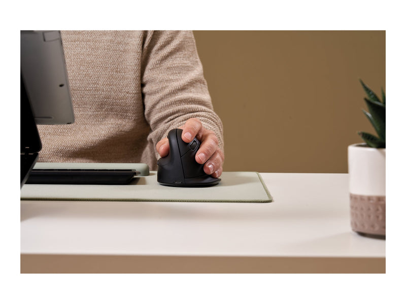 FELLOWES Vertikale Maus – Ergonomisch, kabellos für Linkshänder