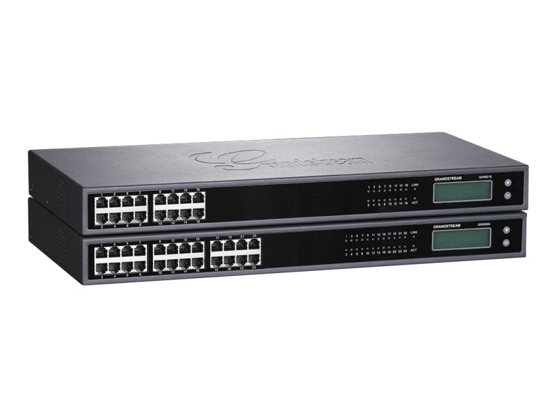 Grandstream VoIP-Gateway – 24 Anschlüsse, LCD-Display