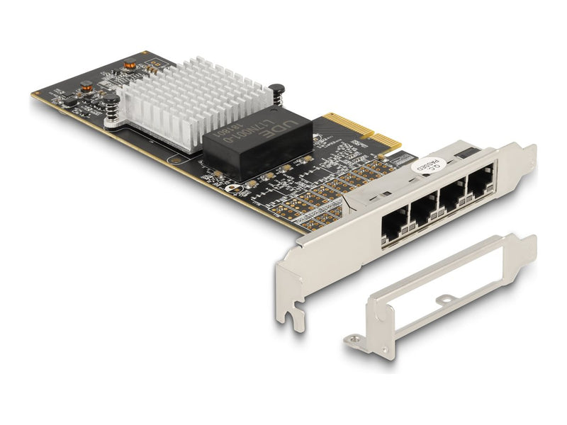 Delock Netzwerkadapter – 4-fach Gigabit LAN für PCI Express