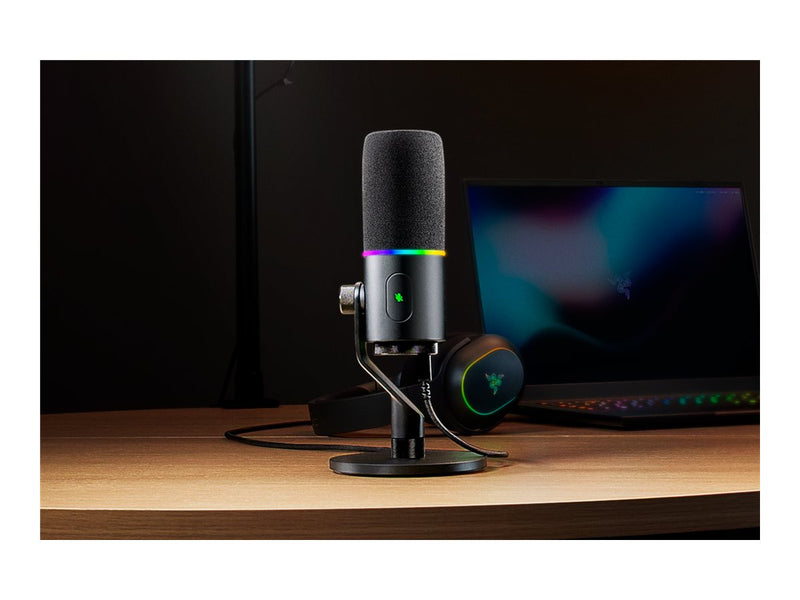 Razer USB-C Mikrofon – Klarer Klang, minimierte Hintergrundgeräusche