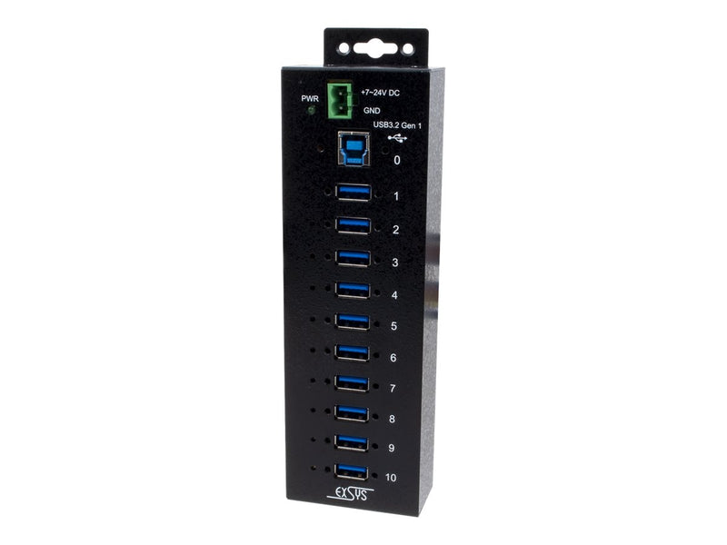 EXSYS USB-Hub – 10 Ports für vielseitige Anschlussmöglichkeiten
