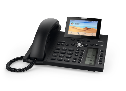 Snom Tischtelefon D385N – Großes Display, einfache Bedienung