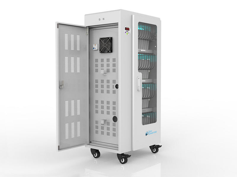 ALCASA Tablet-Ladewagen – UV-Desinfektion, für bis zu 40 Geräte