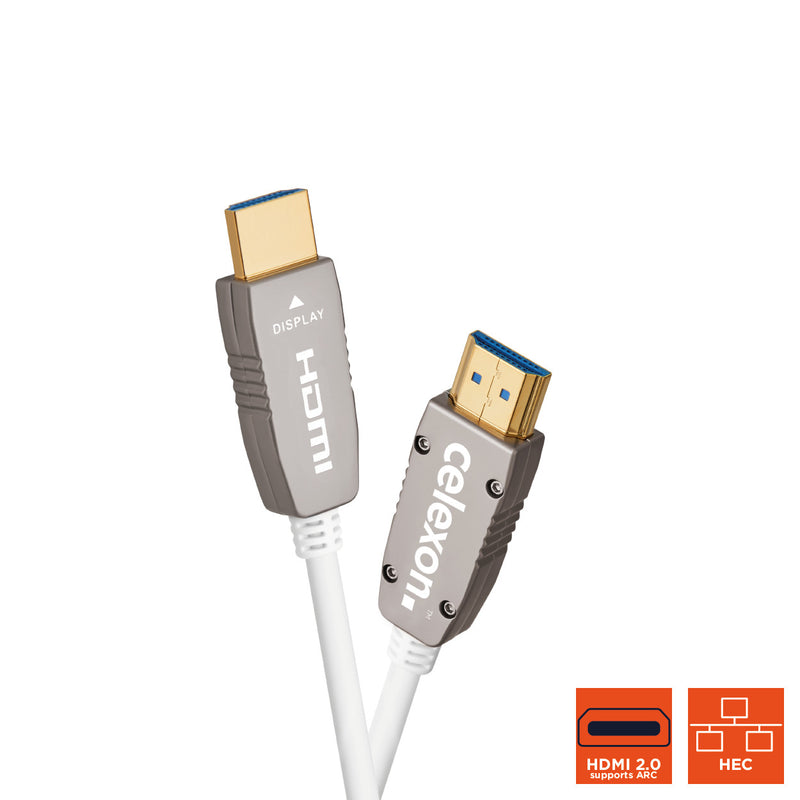 Celexon HDMI-Kabel 50m – 4K, Glasfaser für klare Übertragung