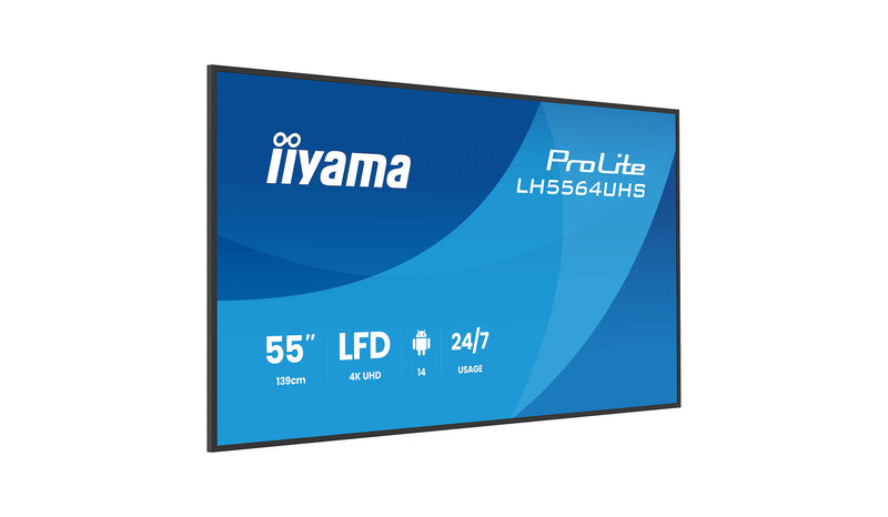 Iiyama 55" 4K Display – Integrierter Mediaplayer, Android OS