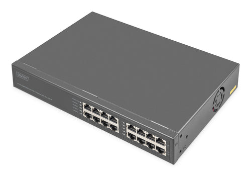 Digitus PoE+ Injector Hub – 8-Port Gigabit, Rack-montierbar