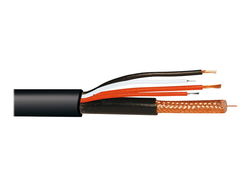 ABUS Video Triplex Kabel – Kombiniertes Video- und Stromkabel, 250m