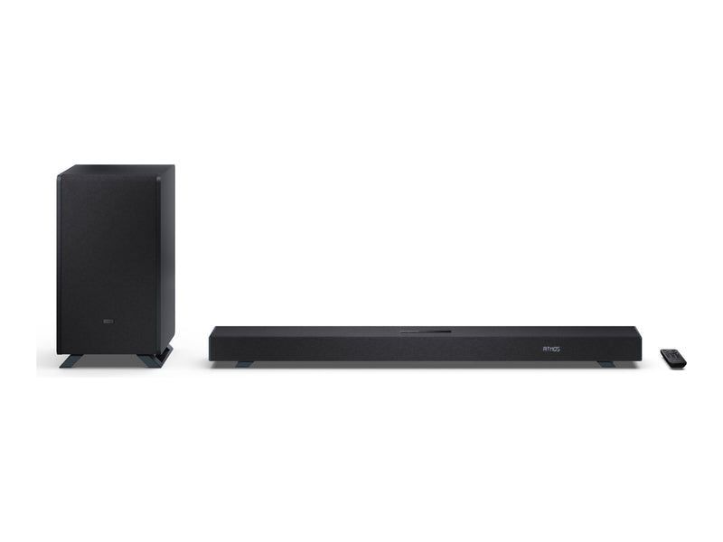 Sharp Soundbar mit Subwoofer – Kabelloser Bass, klarer Klang