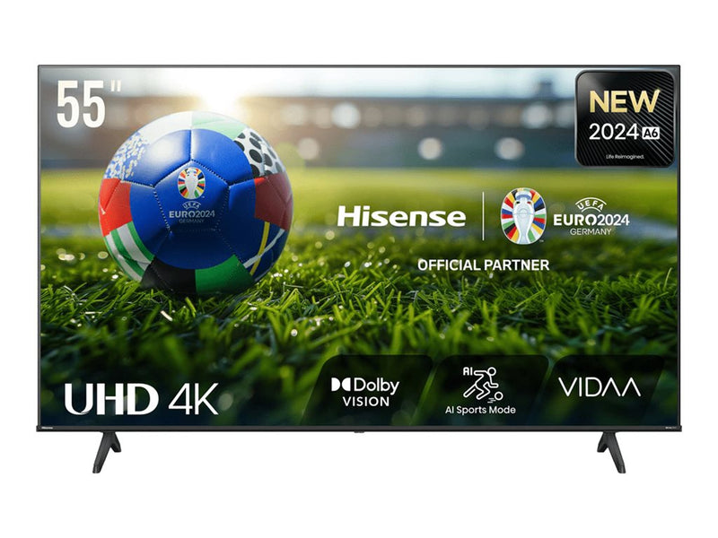 Hisense 55" Smart-TV – Großes Bild, Energieeffizient
