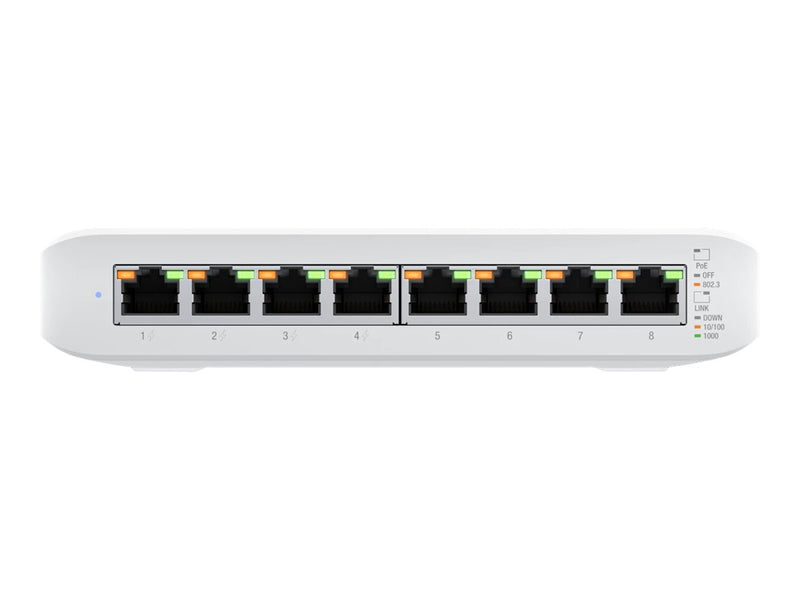 Ubiquiti UniFi Lite 8 PoE Switch – 8 Anschlüsse, PoE+ Unterstützung