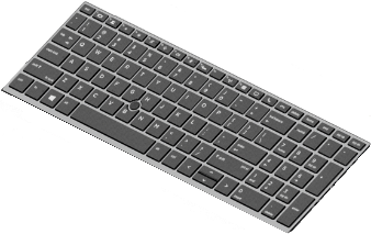 HP Notebook-Tastatur – Hinterleuchtet, Niederländisches Layout