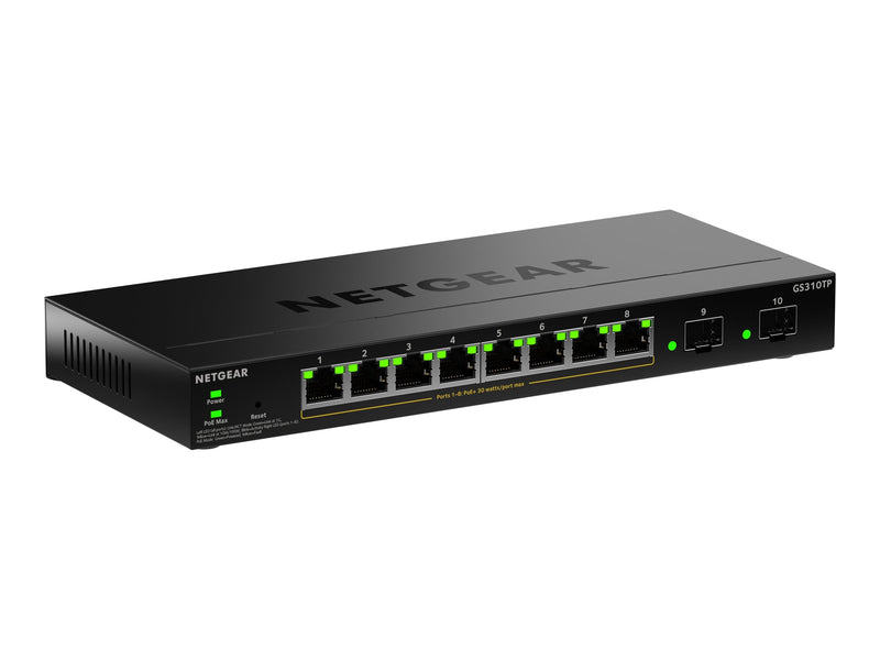 Netgear 8-Port Gigabit Switch – PoE+, Smart Management