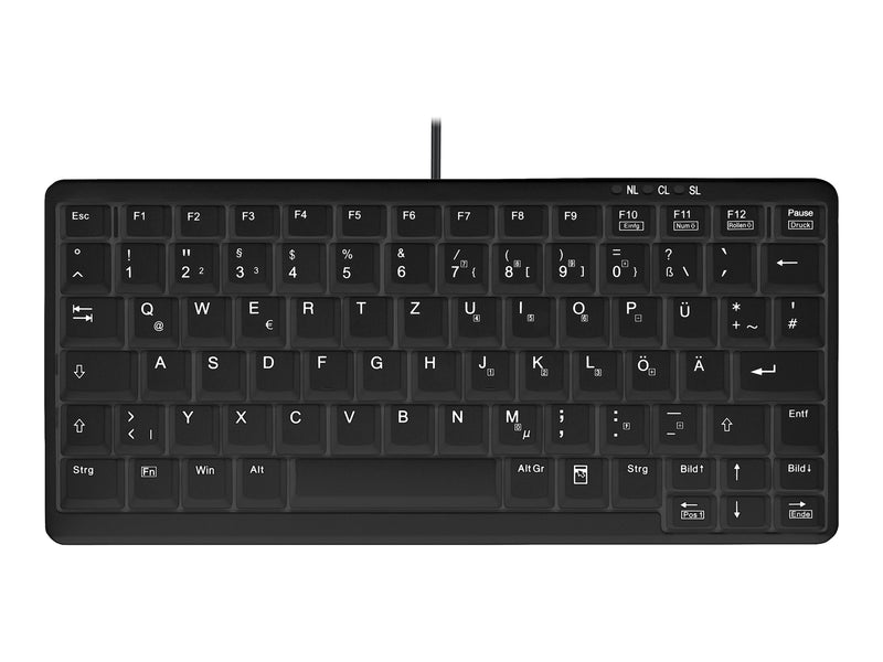 CONTOUR Mini-Tastatur – Hygienisches Design, USB-Anschluss