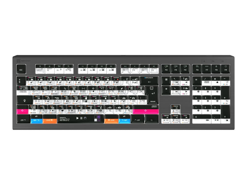 LOGIC-KEYBOARD Adobe Filmmaker Tastatur – Hintergrundbeleuchtet, Mac-kompatibel