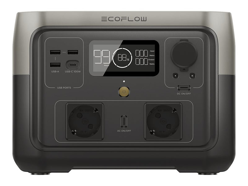 EcoFlow RIVER 2 Max – Tragbare Powerstation für unterwegs