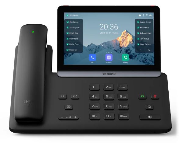 Yealink VoIP-Tischtelefon – WLAN, Bluetooth