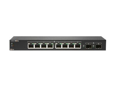 SonicWall Netzwerk-Switch – 10 Anschlüsse, einfache Verwaltung