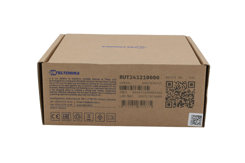 Teltonika Industrie-Router – LTE/4G, WLAN für bis zu 50 Geräte