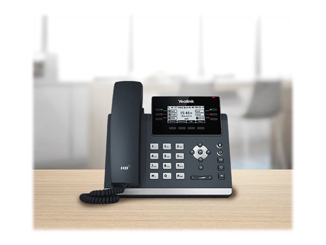 Yealink IP-Telefon – HD-Voice, 6 Leitungen, PoE