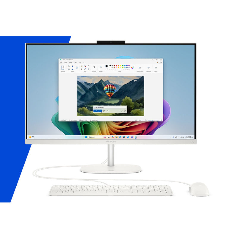 HP OmniStudio 27" All-in-One PC – Ryzen 5, 16 GB RAM, 512 GB SSD