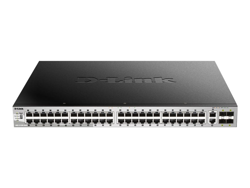 D-Link Netzwerk-Switch – 54 Anschlüsse, Gigabit-Geschwindigkeit