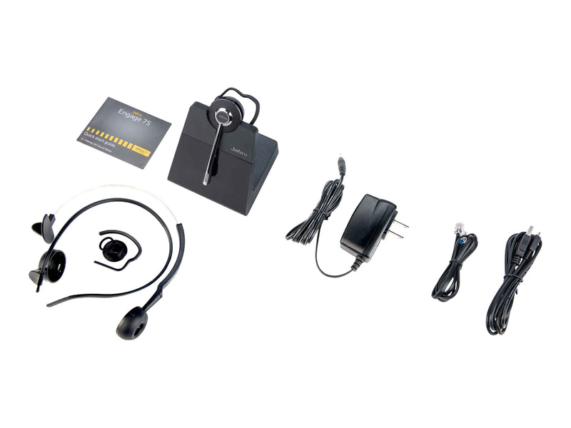 Jabra Engage 75 Headset – Kabellos, kristallklare Sprachqualität