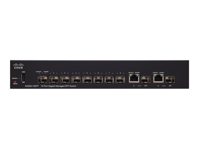 Cisco Netzwerk-Switch – 10 Anschlüsse, Gigabit Ethernet