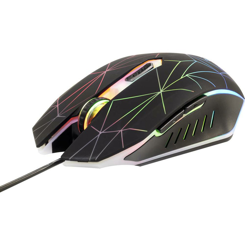 Renkforce Gaming-Maus – Optisch, 3600 DPI, Beleuchtet