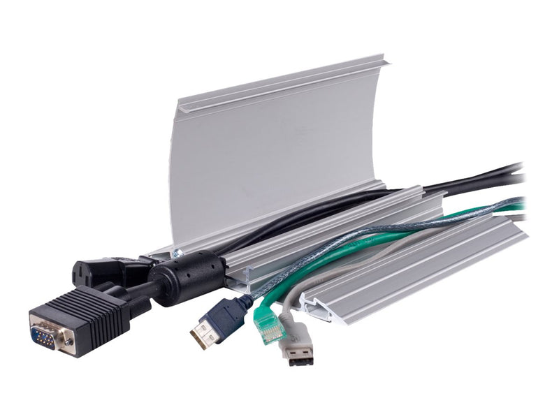 Dataflex Kabelschutz – Bodenmontage, Silber, für bis zu 10 Kabel