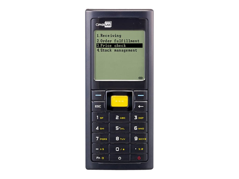 CipherLab Datenerfassungsterminal – Barcodescanner, beleuchtete Tastatur