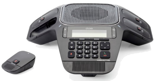 Auerswald Konferenztelefon – 4 DECT-Mikrofone, hohe Audio-Qualität