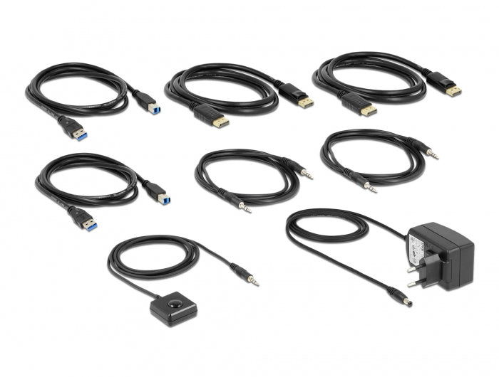 Delock KVM-Switch – 8K-Auflösung, USB-Anschlüsse