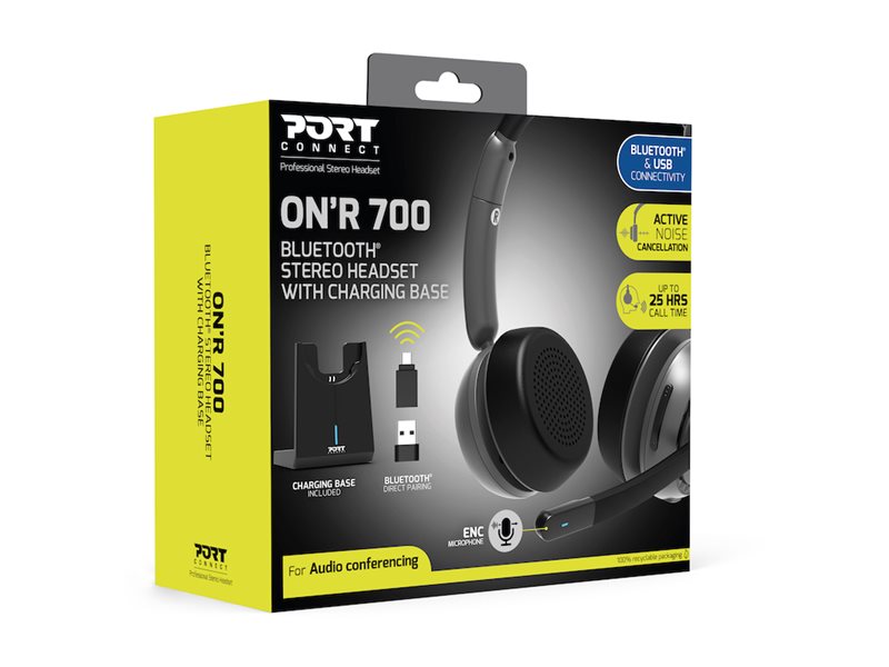 PORT Office-Headset – Bluetooth, Rauschunterdrückung