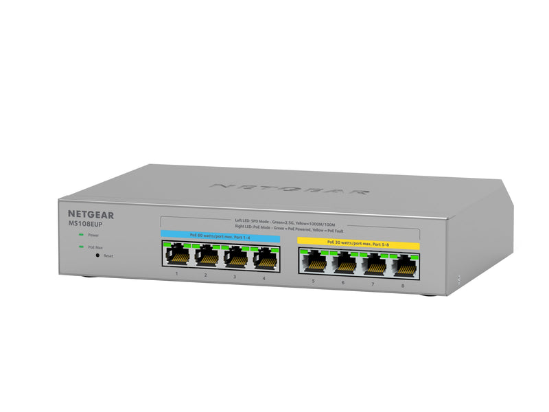 Netgear 8-Port Switch – Multi-Gigabit, PoE++ für WiFi 6
