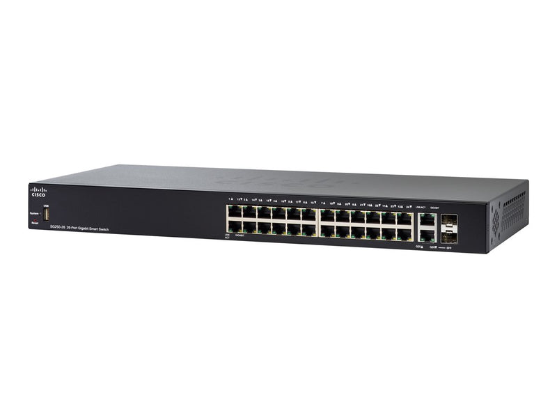 Cisco Smart Switch – 26 Anschlüsse, Power over Ethernet