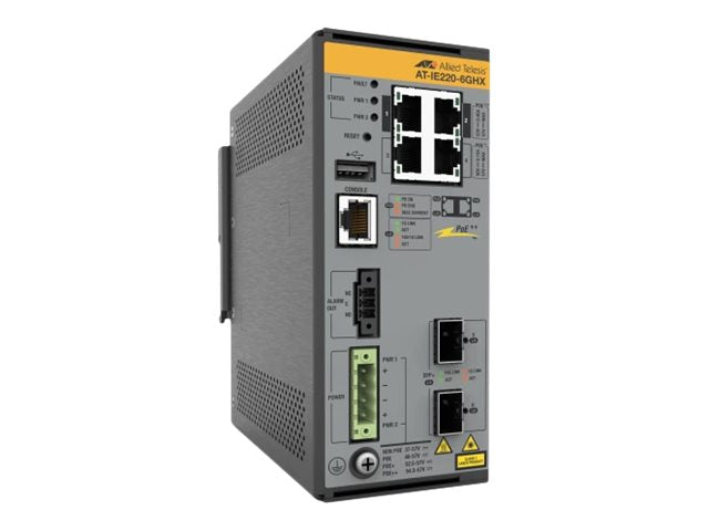 Allied Telesis Netzwerk-Switch – 6 Anschlüsse, PoE++